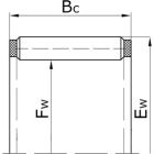 Подшипники радиальные роликовые игольчатые однорядные без колец