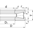 Подшипники упорные роликовые конические одинарные