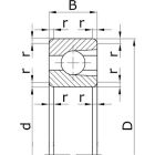Подшипники шариковые радиальные однорядные с канавкой для комплектования шариками без сепаратора