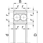 Подшипники шариковые радиальные сферические двухрядные с цилиндрическим отверстием внутреннего кольца