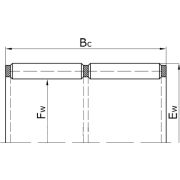 Подшипник КК55x63x32
