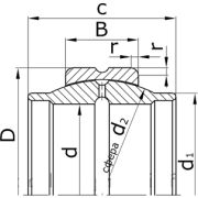 Подшипник ШСШ100К